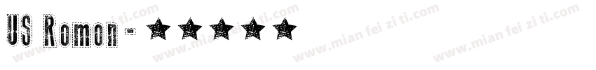 US Romon字体转换